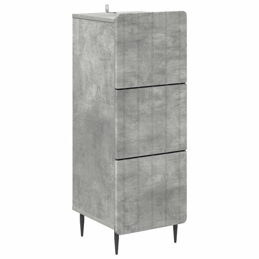 vidaXL Ντουλάπι με Συρτάρια 33 x 34,5 x 92 εκ. Επεξεργασμένο Ξύλο
