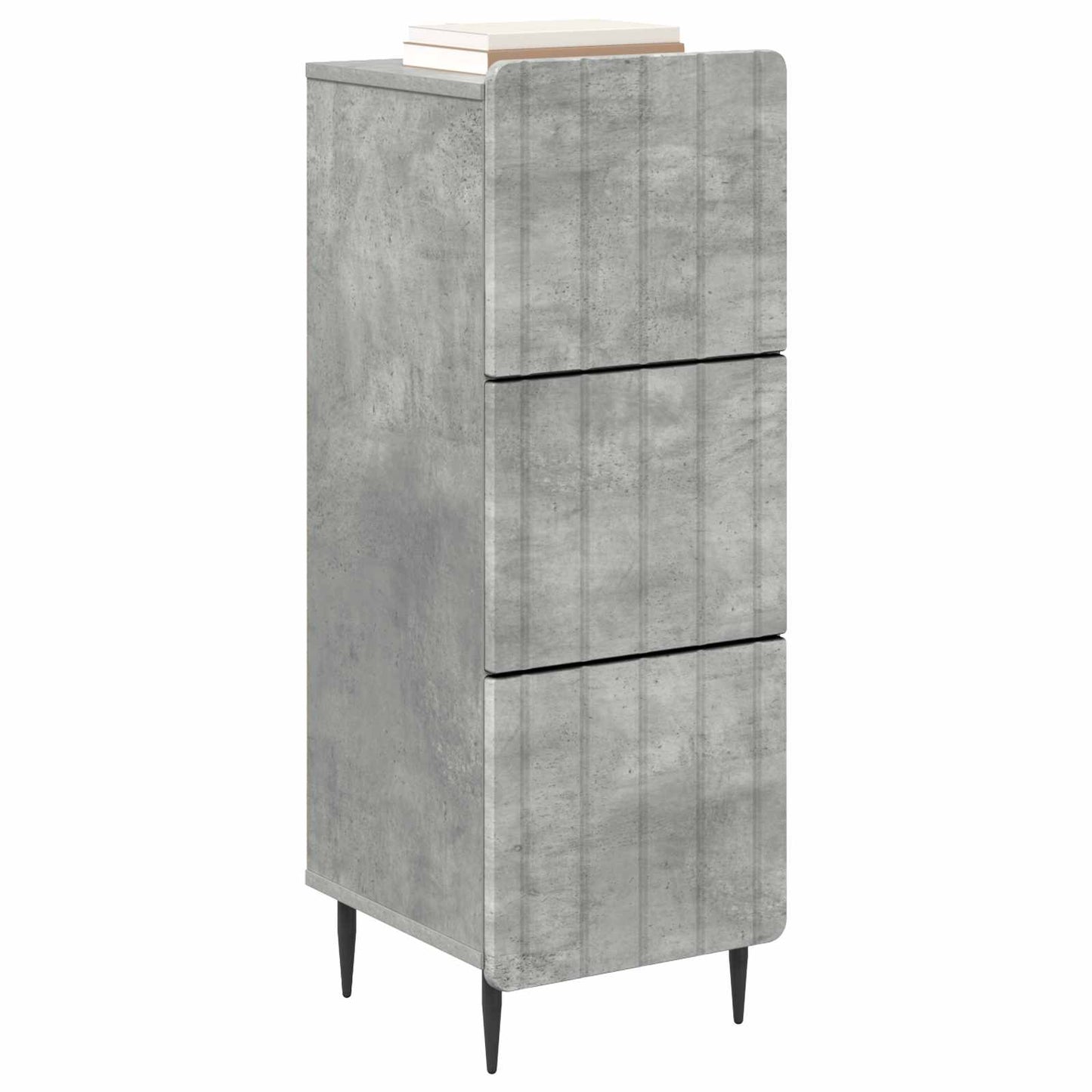 vidaXL Ντουλάπι με Συρτάρια 33 x 34,5 x 92 εκ. Επεξεργασμένο Ξύλο