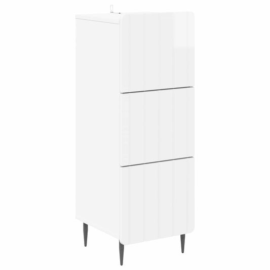 vidaXL Ντουλάπι με Συρτάρια 33 x 34,5 x 92 εκ. Επεξεργασμένο Ξύλο