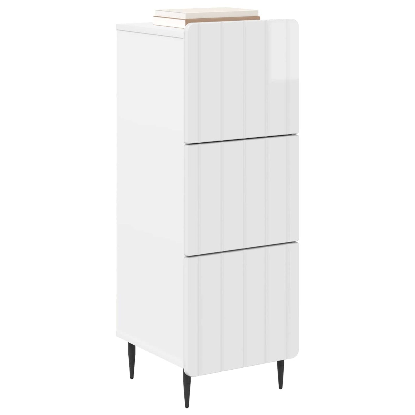 vidaXL Ντουλάπι με Συρτάρια 33 x 34,5 x 92 εκ. Επεξεργασμένο Ξύλο