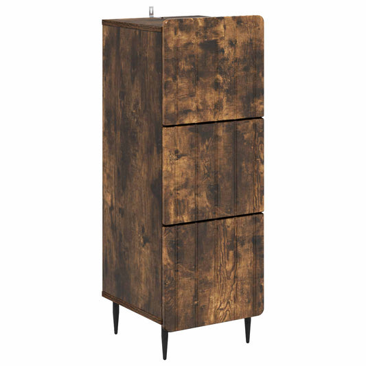 vidaXL Ντουλάπι με Συρτάρια 33 x 34,5 x 92 εκ. Επεξεργασμένο Ξύλο