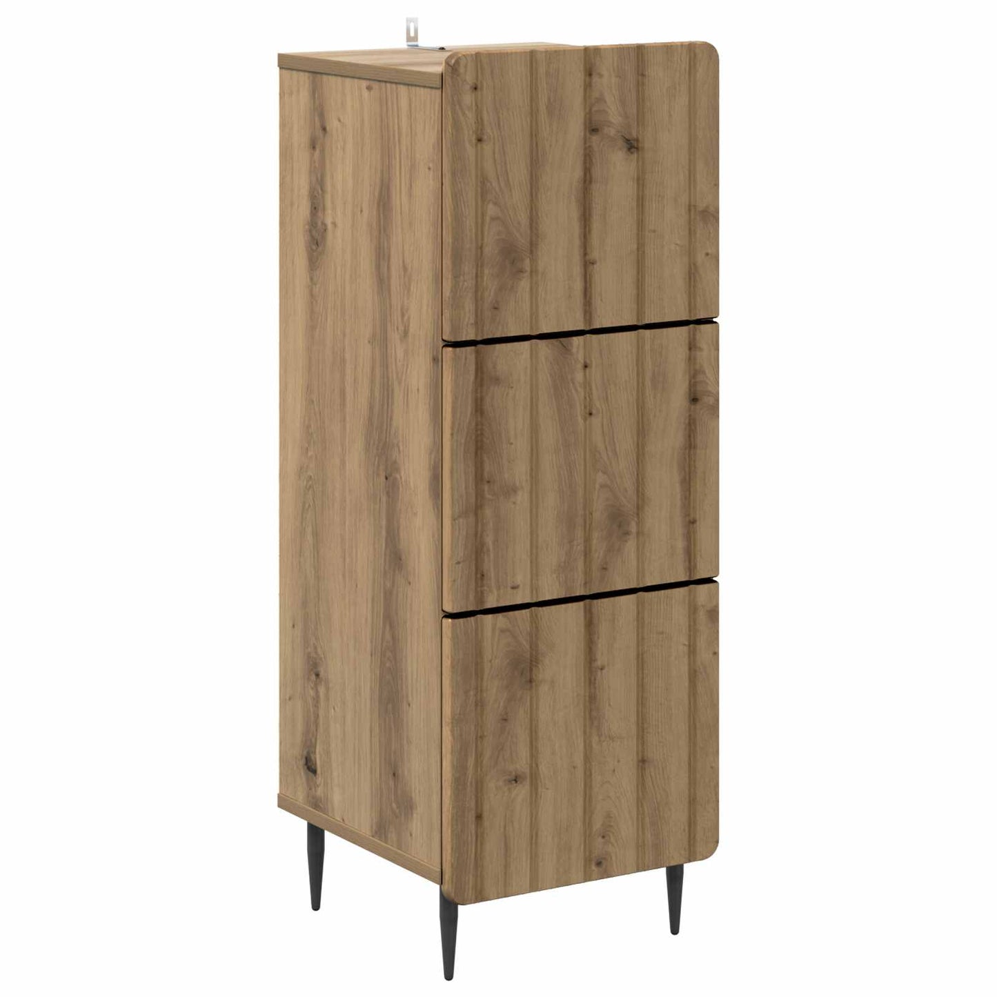 vidaXL Ντουλάπι με Συρτάρια 33 x 34,5 x 92 εκ. Επεξεργασμένο Ξύλο