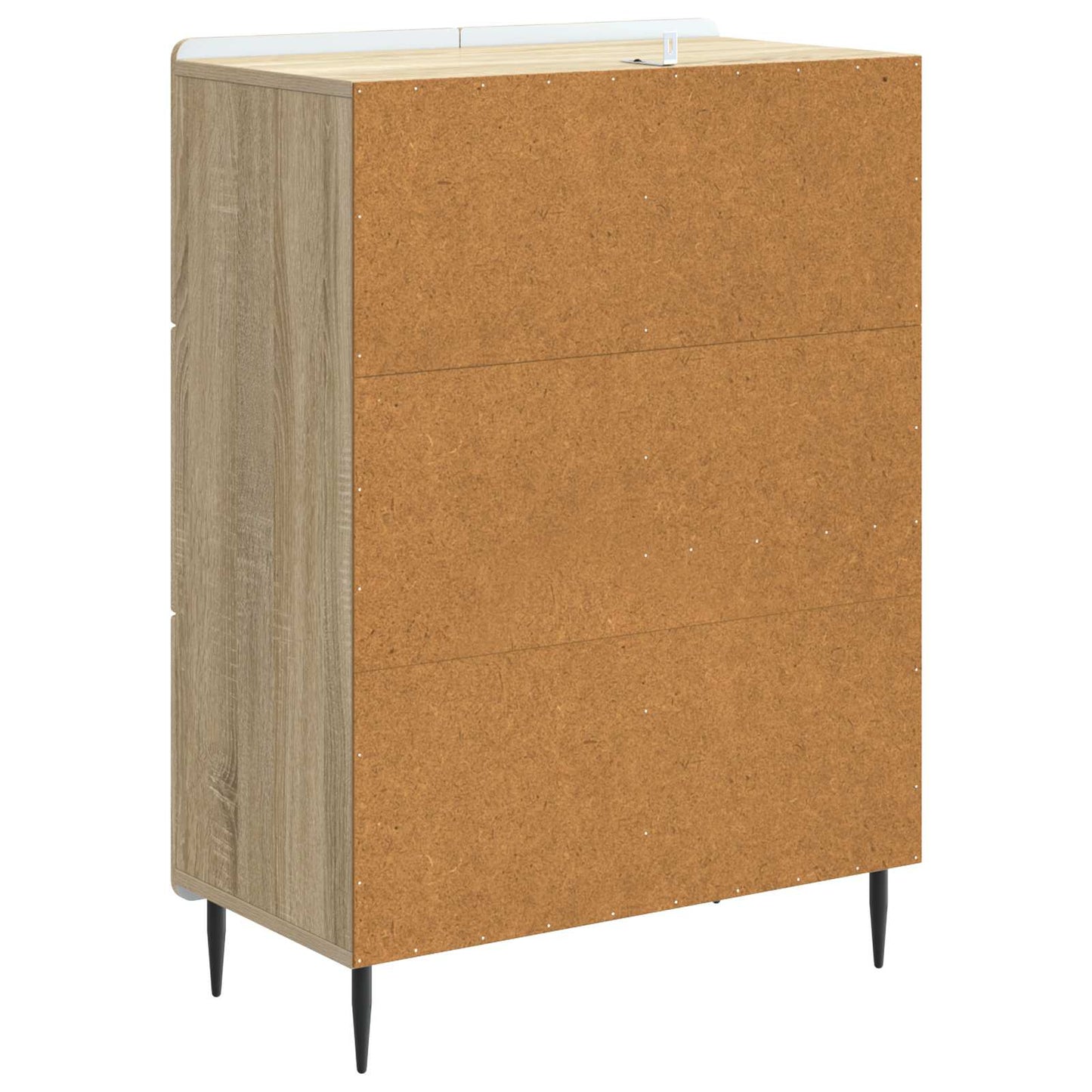 vidaXL Πλαϊνό γραφείο με συρτάρι Sonoma Δρυς 66 x 34,5 x 91,5 εκ