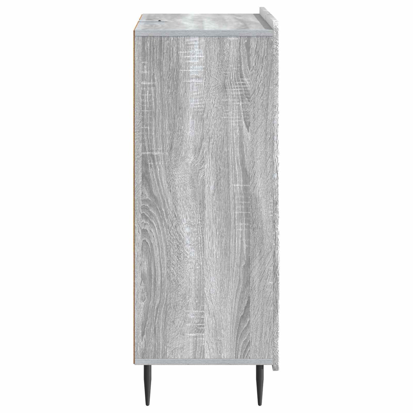 vidaXL Πλαϊνό γραφείο με συρτάρι Γκρι Sonoma 66 x 34,5 x 91,5 εκ