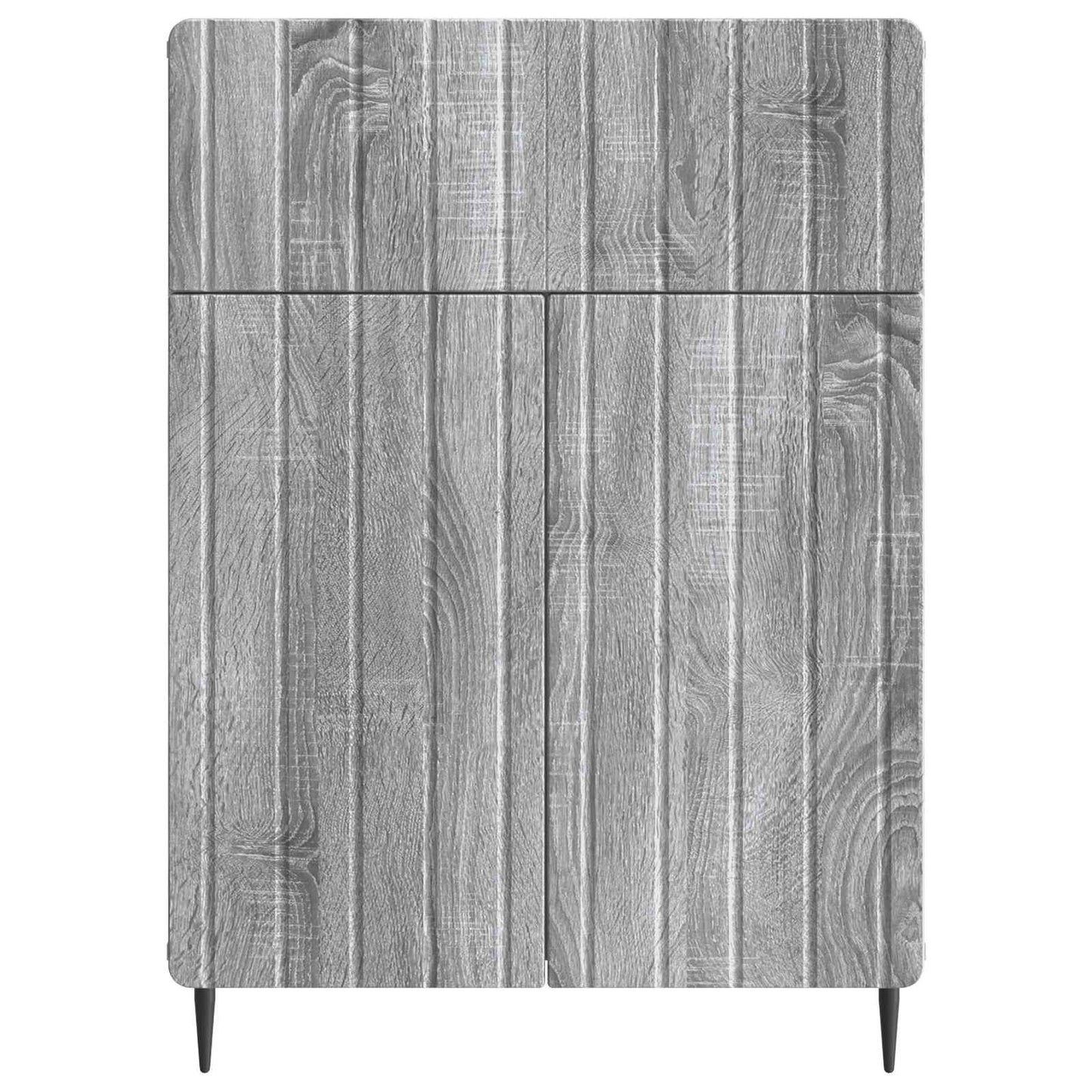 vidaXL Πλαϊνό γραφείο με συρτάρι Γκρι Sonoma 66 x 34,5 x 92 εκ.
