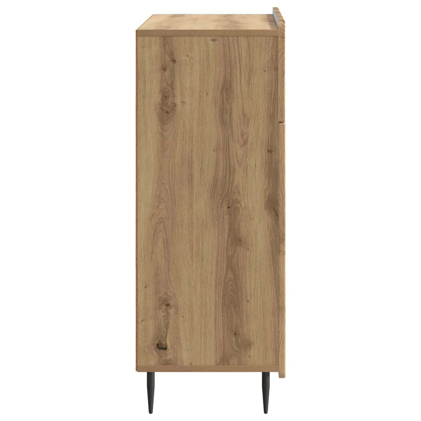 vidaXL Πλαϊνό γραφείο Artisan Δρυς 66 x 34,5 x 92 εκ.