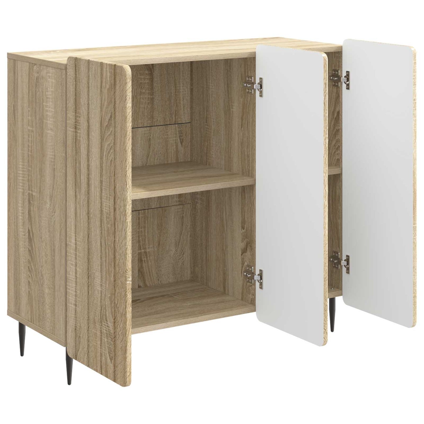 vidaXL Πλαϊνό γραφείο Sonoma Δρυς 89 x 34,5 x 82 εκ.