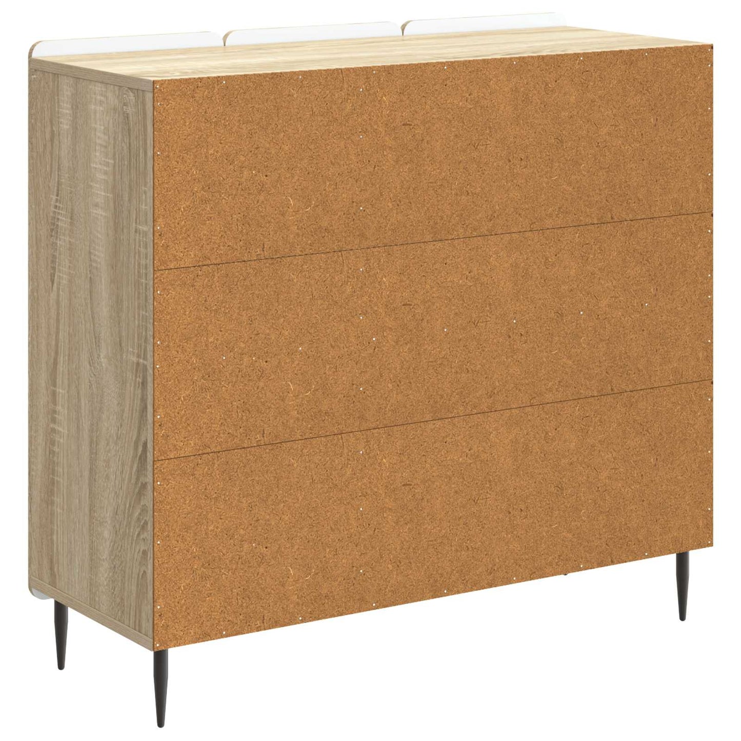 vidaXL Πλαϊνό γραφείο Sonoma Δρυς 89 x 34,5 x 82 εκ.