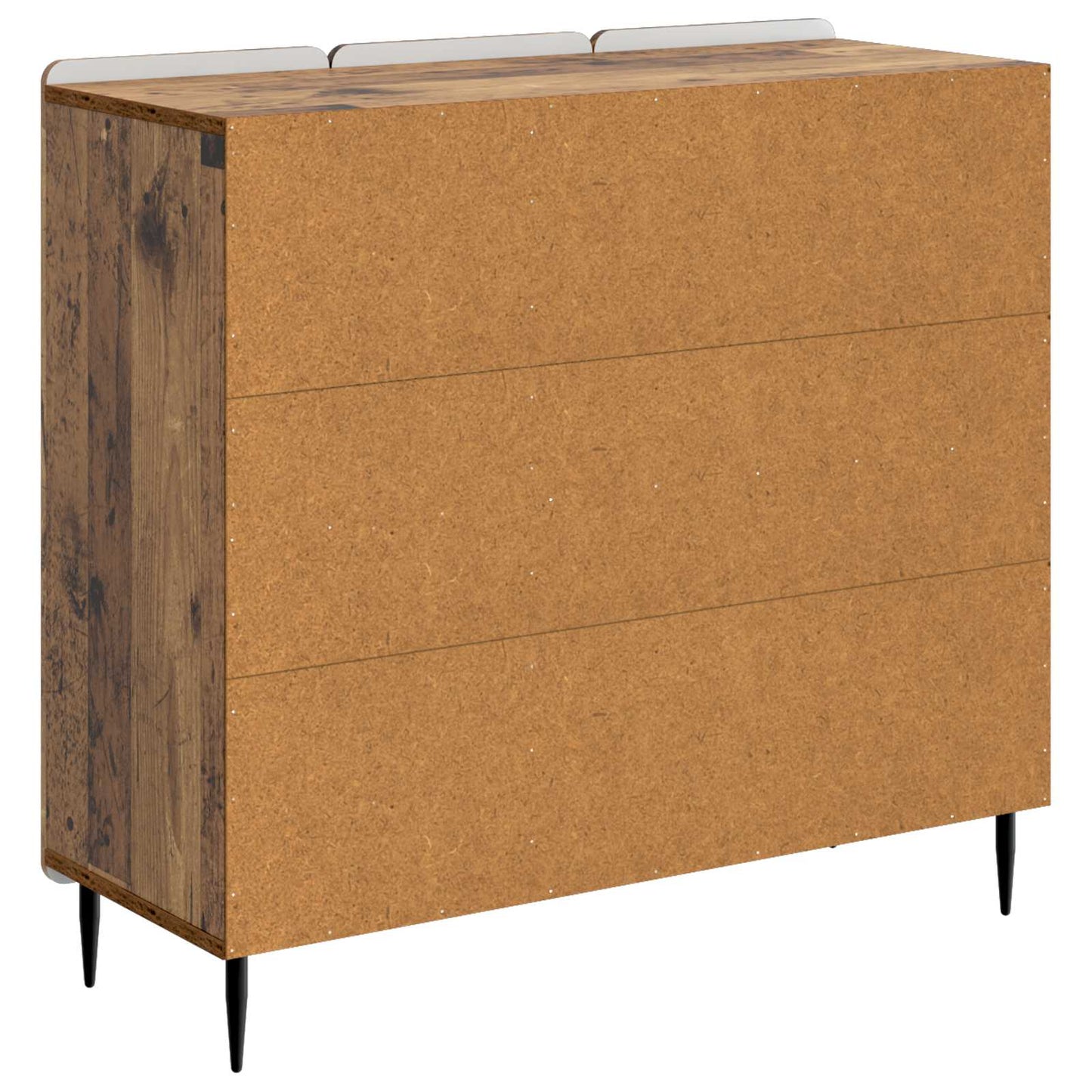 vidaXL Πλαϊνό γραφείο Παλαιωμένο ξύλο 89 x 34,5 x 82 εκ.