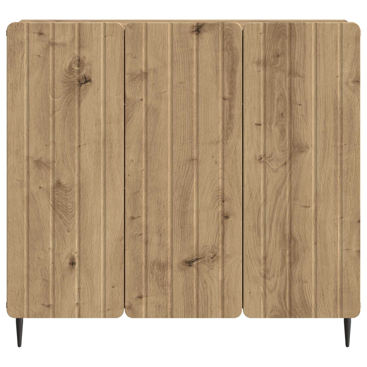 vidaXL Πλαϊνό γραφείο Artisan Δρυς 89 x 34,5 x 82 εκ.