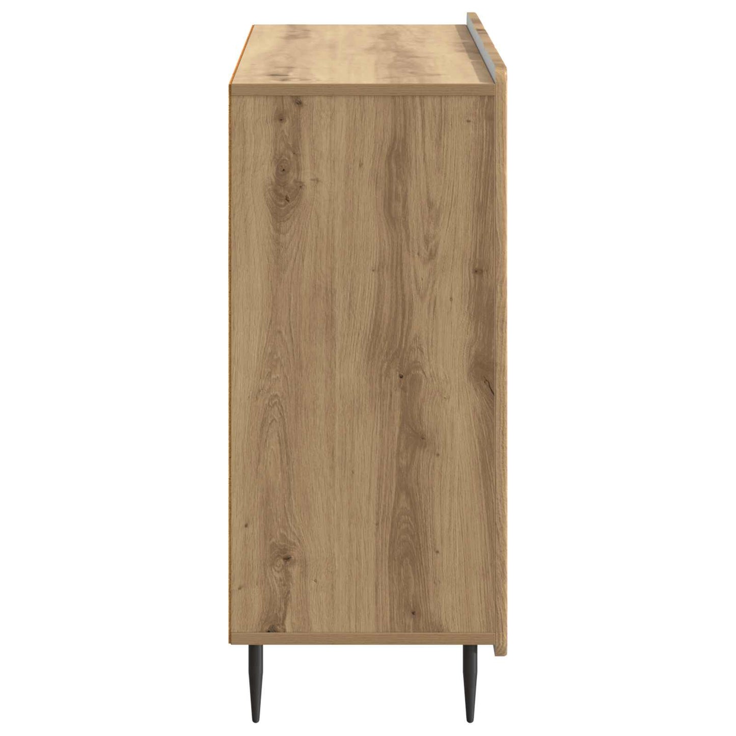 vidaXL Πλαϊνό γραφείο Artisan Δρυς 89 x 34,5 x 82 εκ.