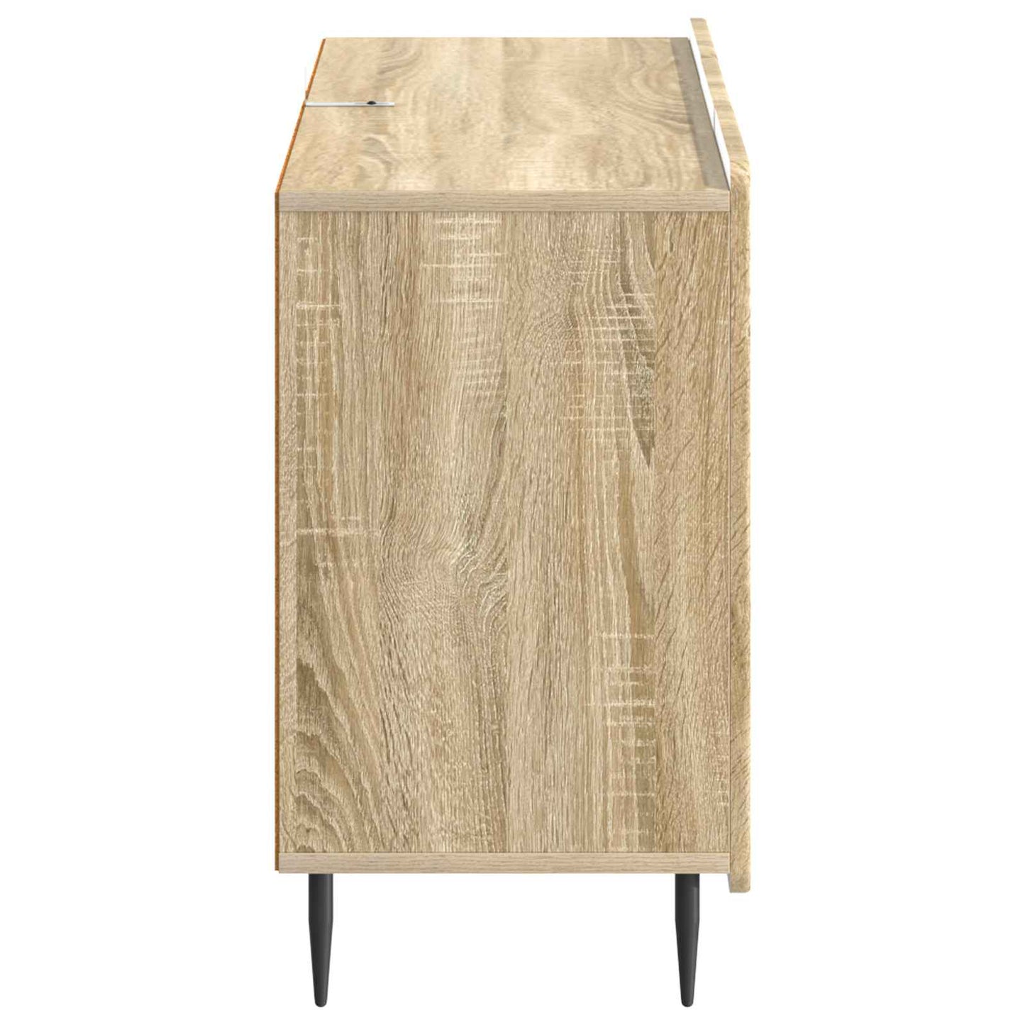 vidaXL Πλαϊνό γραφείο με συρτάρι Sonoma Δρυς 89 x 34,5 x 62 εκ.