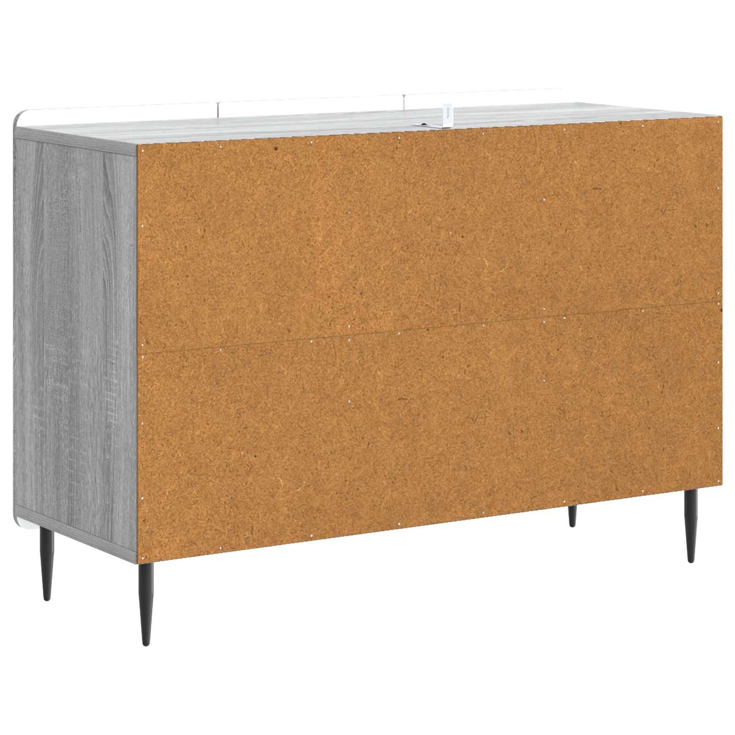 vidaXL Πλαϊνό γραφείο με συρτάρι Γκρι Sonoma 89 x 34,5 x 62 εκ.