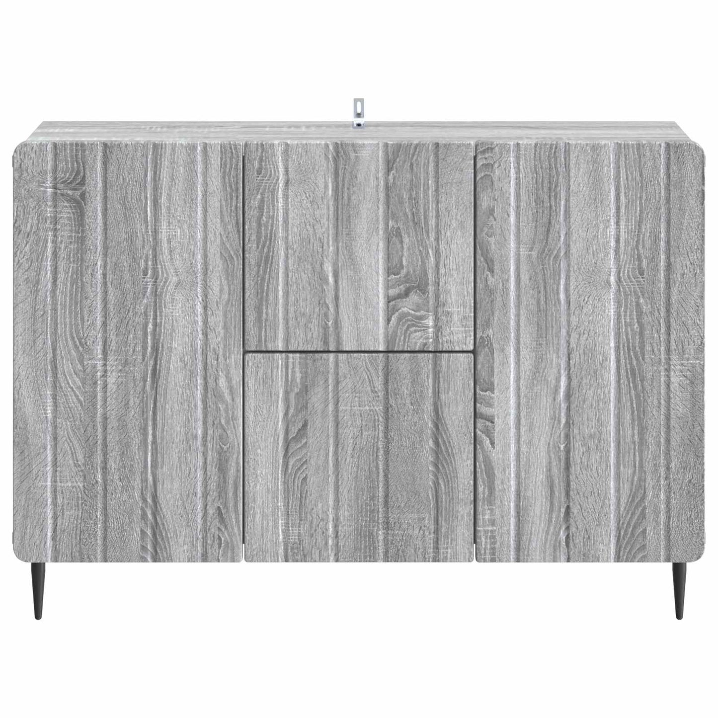 vidaXL Πλαϊνό γραφείο με συρτάρι Γκρι Sonoma 89 x 34,5 x 62 εκ.