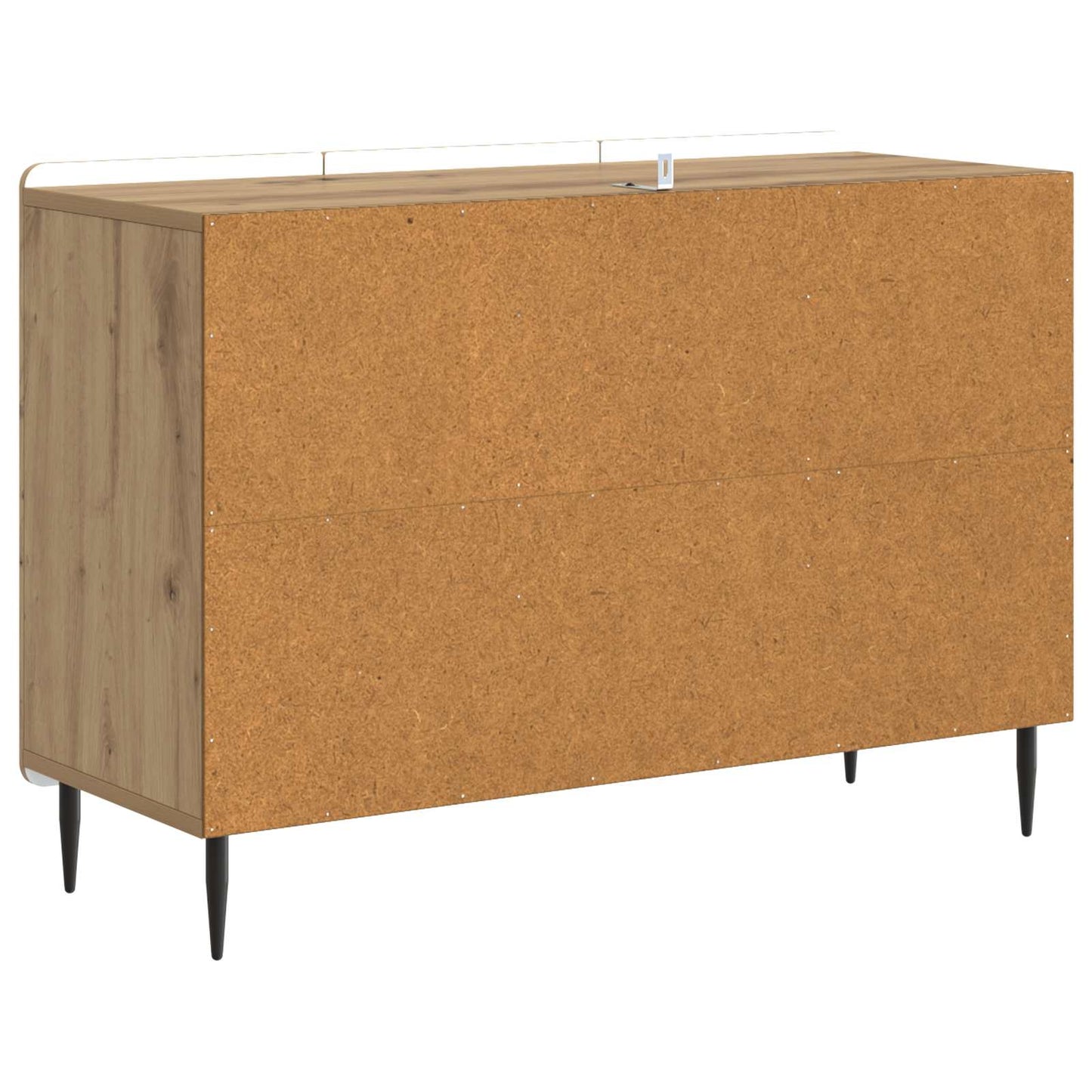 vidaXL Πλαϊνό γραφείο με συρτάρι Artisan Δρυς 89 x 34,5 x 62 εκ.