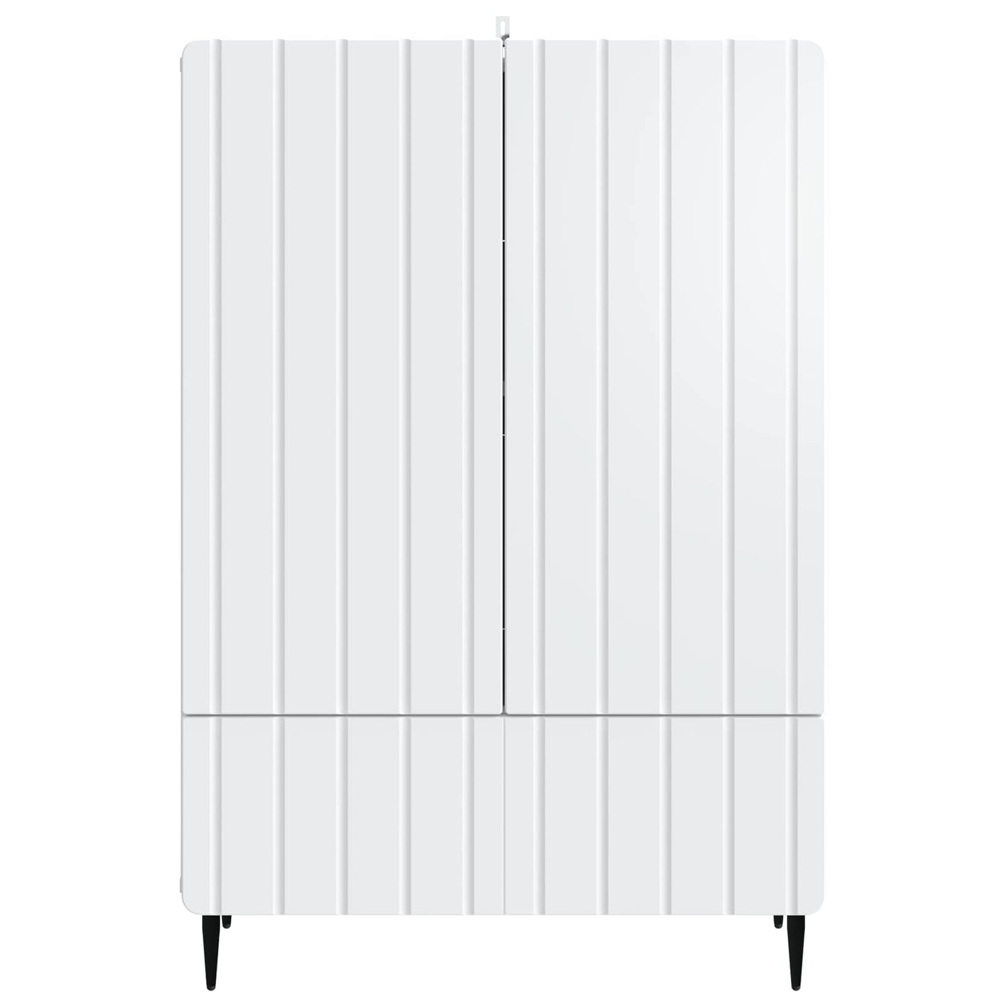 vidaXL Πλαϊνό γραφείο Λευκό 66 x 34,5 x 97 εκ. Επεξεργασμένο Ξύλο