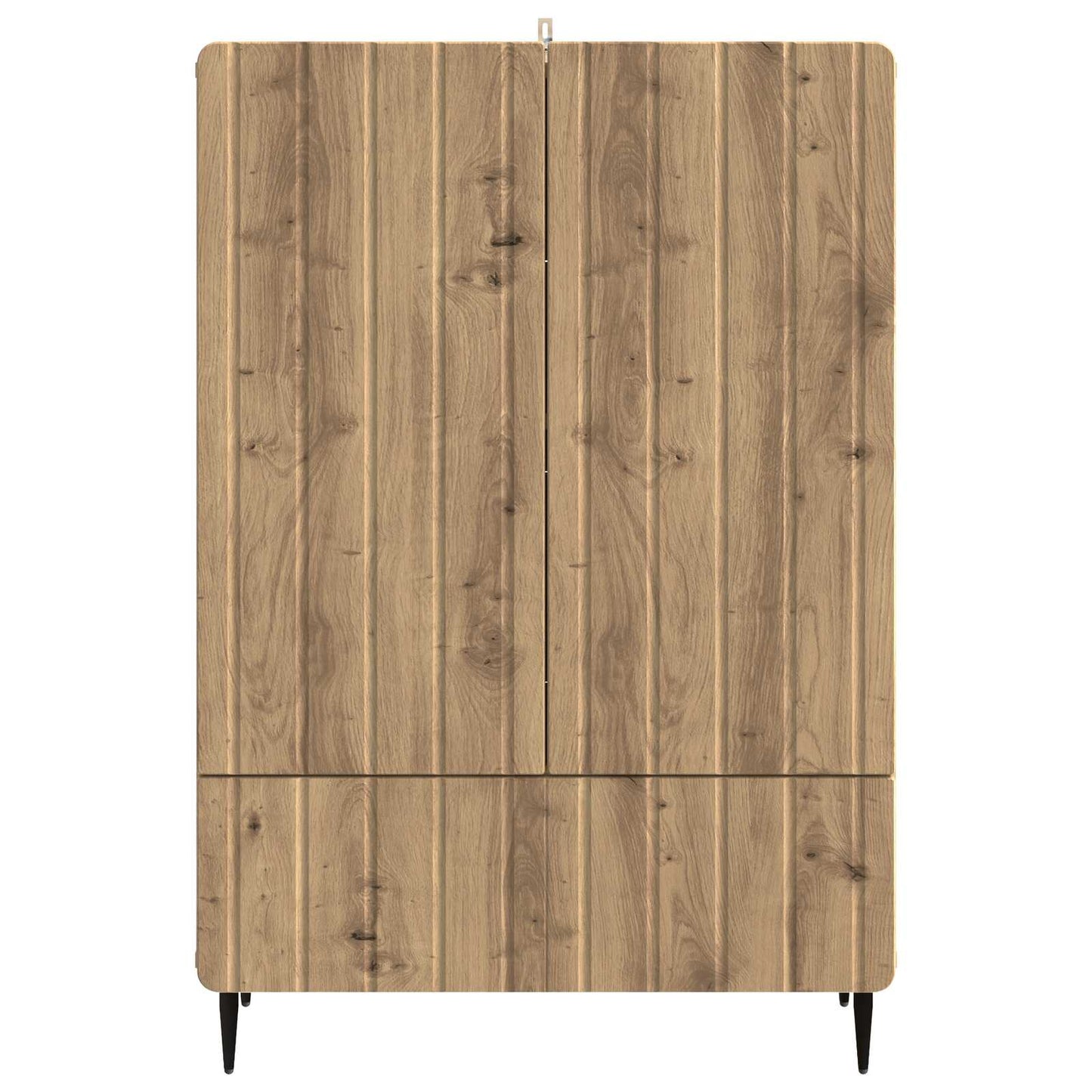 vidaXL Πλαϊνό γραφείο Artisan Δρυς 66 x 34,5 x 97 εκ.