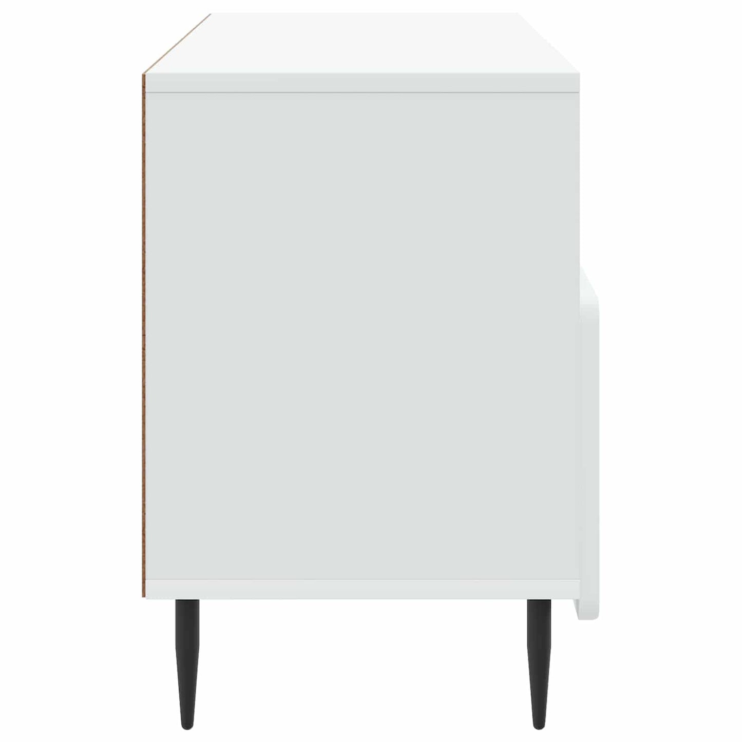 vidaXL Ντουλάπι TV Λευκό 102 x 34,5 x 50 εκ. Επεξεργασμένο Ξύλο
