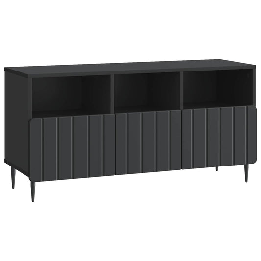 vidaXL Ντουλάπι TV Μαύρο 102 x 34,5 x 50 εκ. Επεξεργασμένο Ξύλο