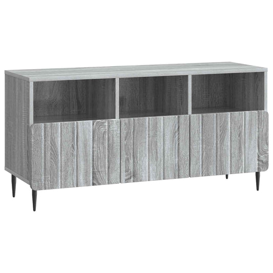 vidaXL Ντουλάπι TV Γκρι Sonoma 102 x 34,5 x 50 εκ. Επεξεργασμένο Ξύλο