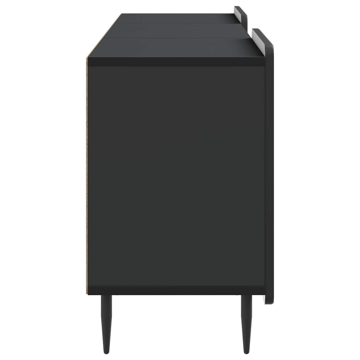vidaXL Ντουλάπι TV Μαύρο 150 x 31 x 52 εκ. Επεξεργασμένο Ξύλο