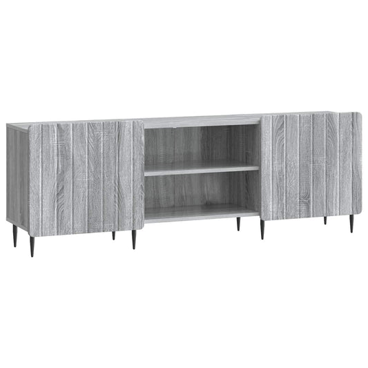 vidaXL Ντουλάπι TV Γκρι Sonoma 150 x 31 x 52 εκ. Επεξεργασμένο Ξύλο