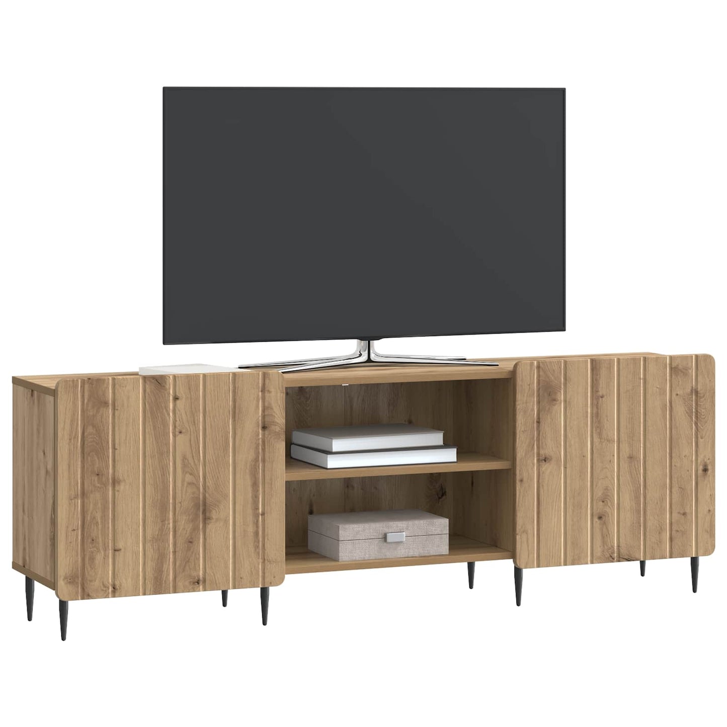 vidaXL Ντουλάπι TV Artisan Δρυς 150 x 31 x 52 εκ. Επεξεργασμένο Ξύλο