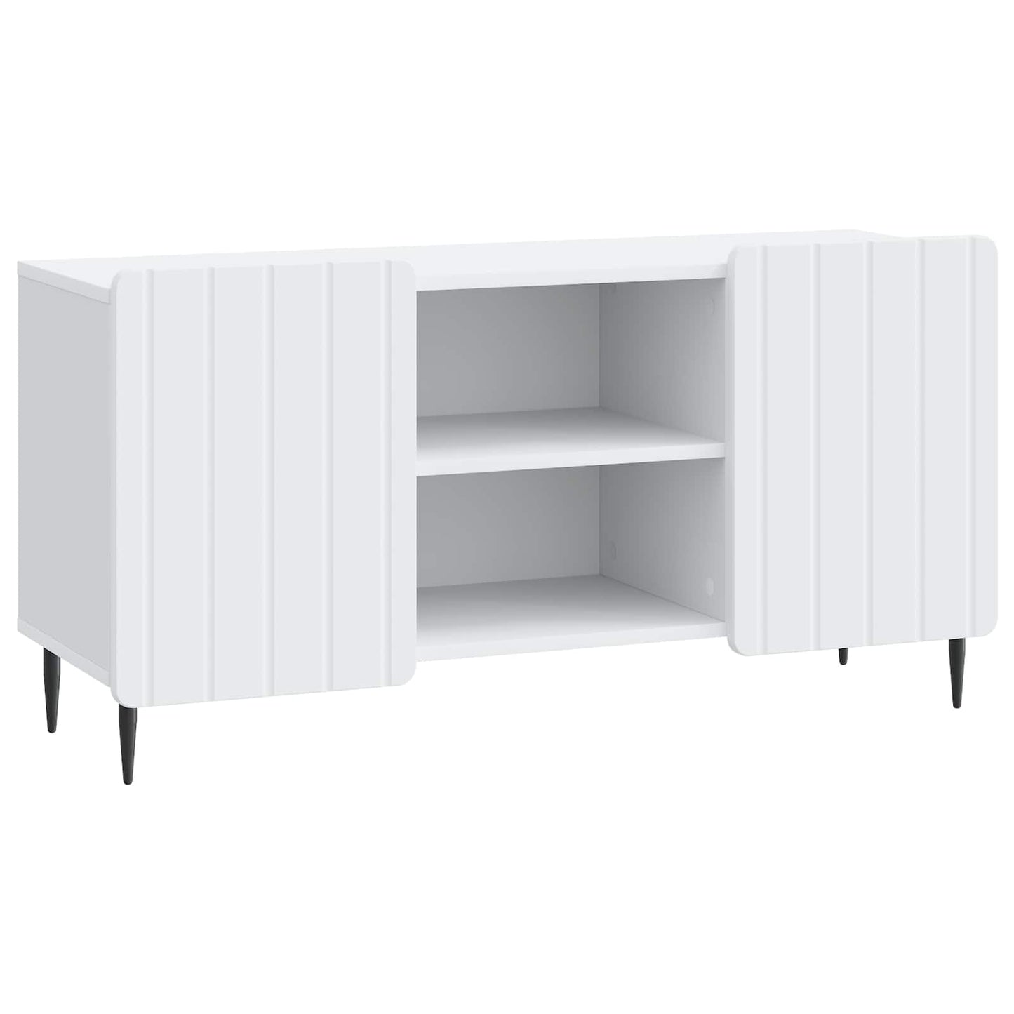vidaXL Ντουλάπι TV Λευκό 102 x 34,5 x 52 εκ Επεξεργασμένο Ξύλο
