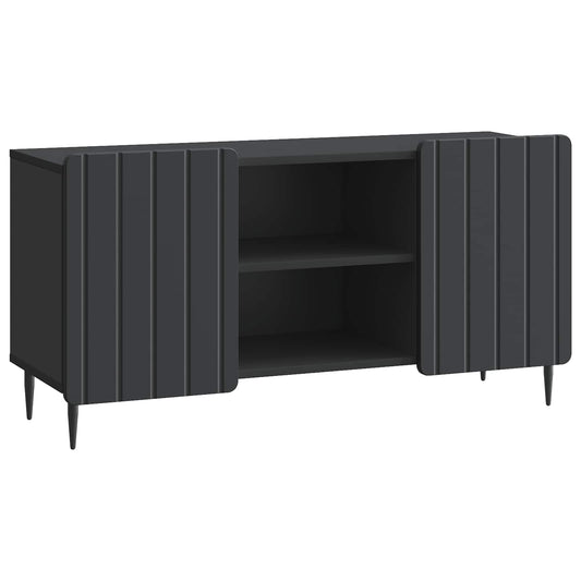 vidaXL Ντουλάπι TV Μαύρο 102 x 34,5 x 52 εκ Επεξεργασμένο Ξύλο