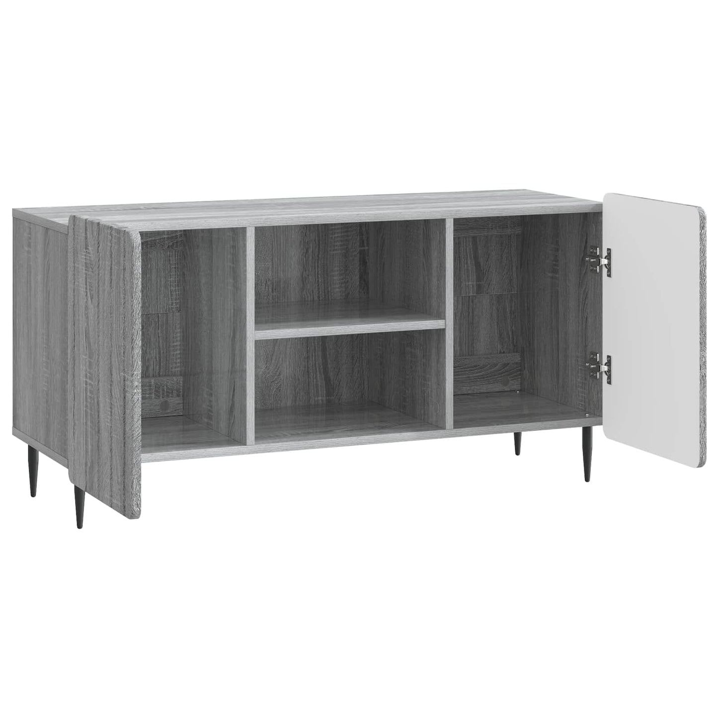 vidaXL Ντουλάπι TV Γκρι Sonoma 102 x 34,5 x 52 εκ Επεξεργασμένο Ξύλο