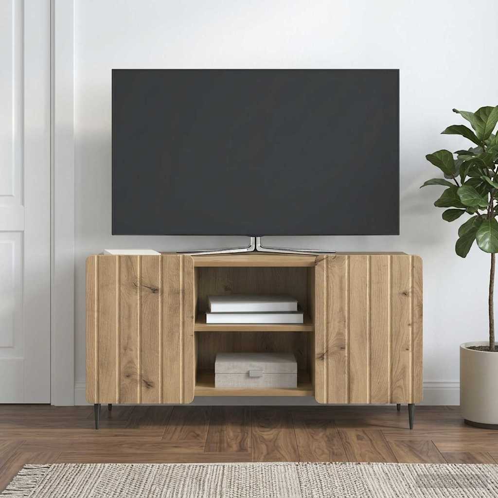 vidaXL Ντουλάπι TV 102 x 34,5 x 52 εκ Artisan Δρυς Επεξεργασμένο Ξύλο