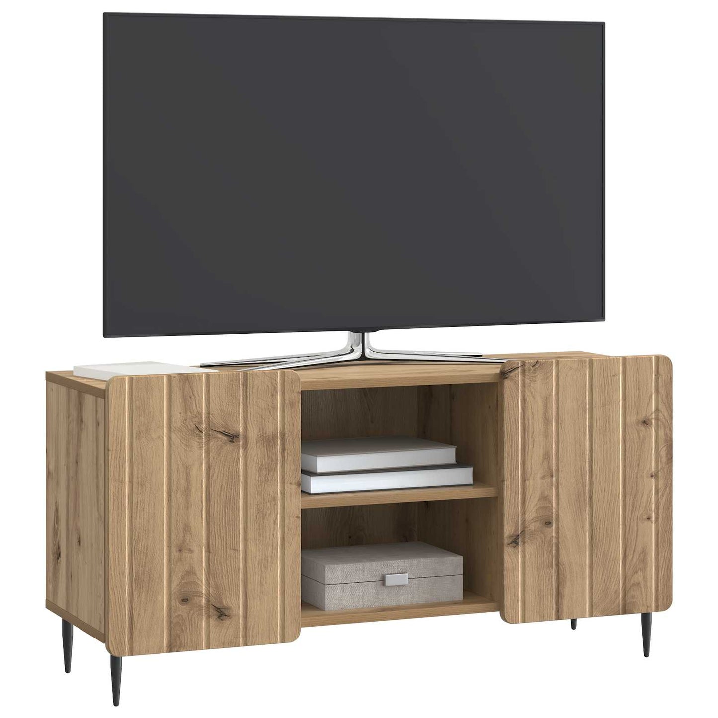 vidaXL Ντουλάπι TV Artisan Δρυς 102 x 34,5 x 52 εκ Επεξεργασμένο Ξύλο