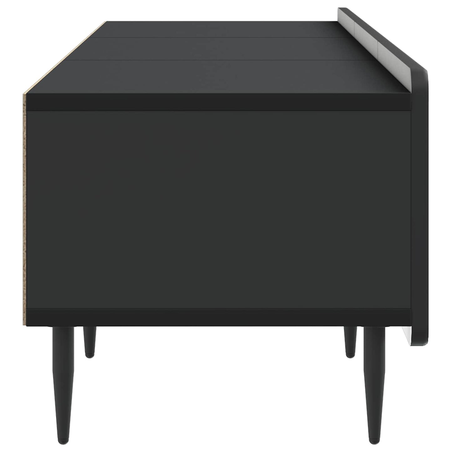 vidaXL Ντουλάπι TV Μαύρο 147 x 34,5 x 32 εκ Επεξεργασμένο Ξύλο