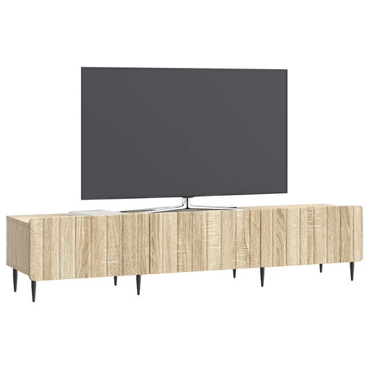 vidaXL Ντουλάπι TV Sonoma Δρυς 147 x 34,5 x 32 εκ Επεξεργασμένο Ξύλο