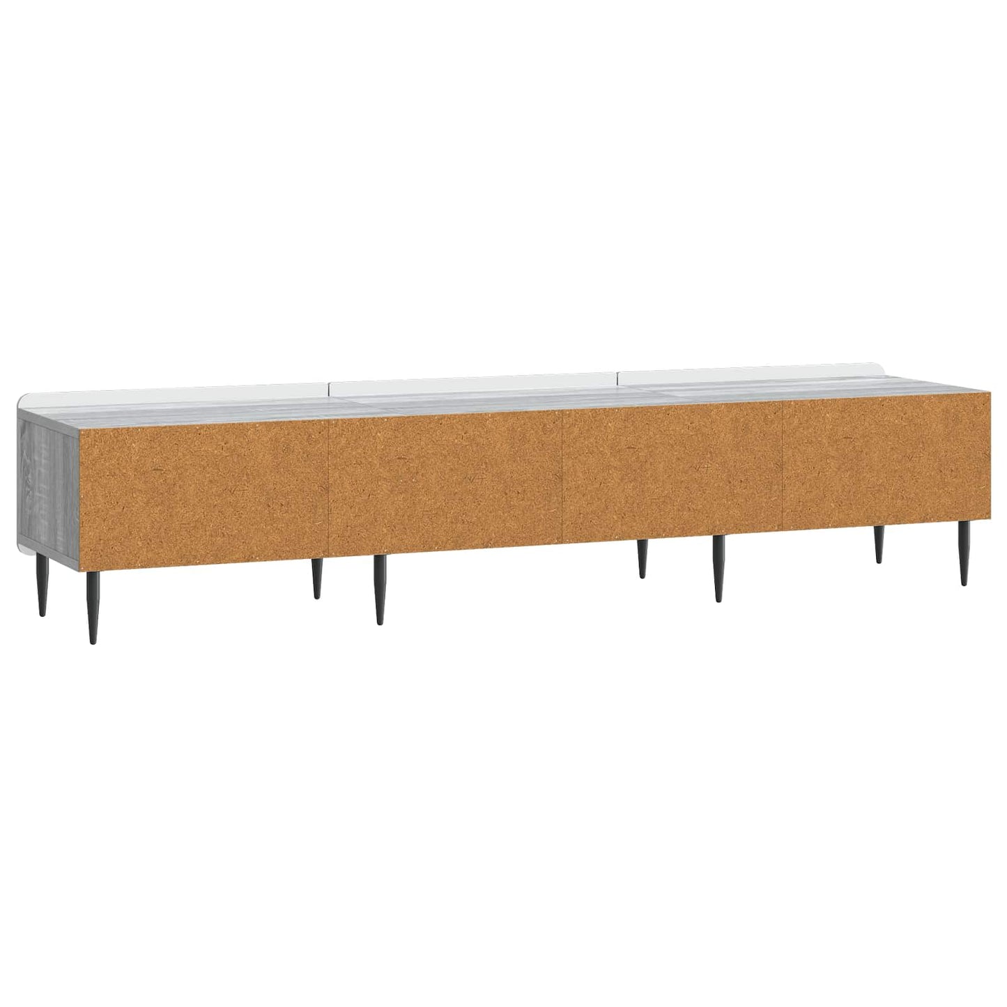 vidaXL Ντουλάπι TV Γκρι Sonoma 147 x 34,5 x 32 εκ Επεξεργασμένο Ξύλο