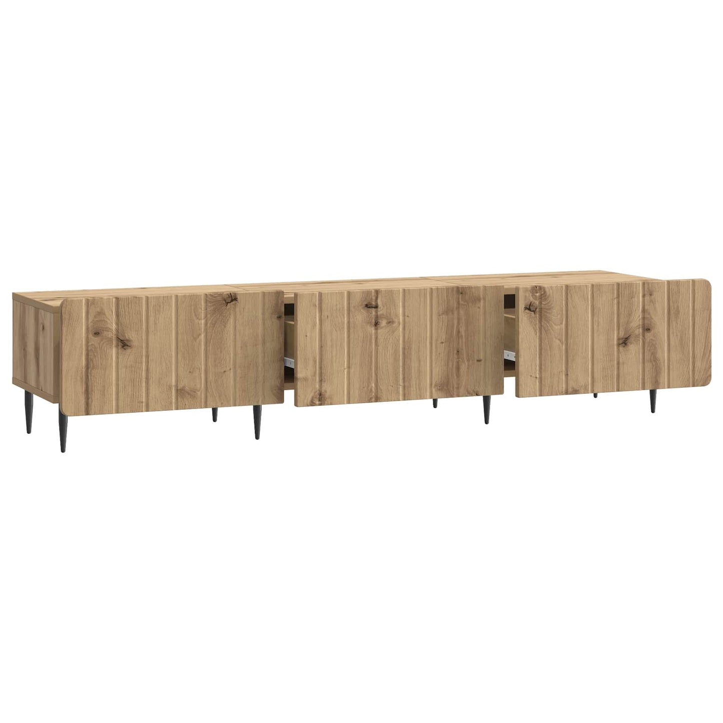vidaXL Ντουλάπι TV Artisan Δρυς 147 x 34,5 x 32 εκ Επεξεργασμένο Ξύλο