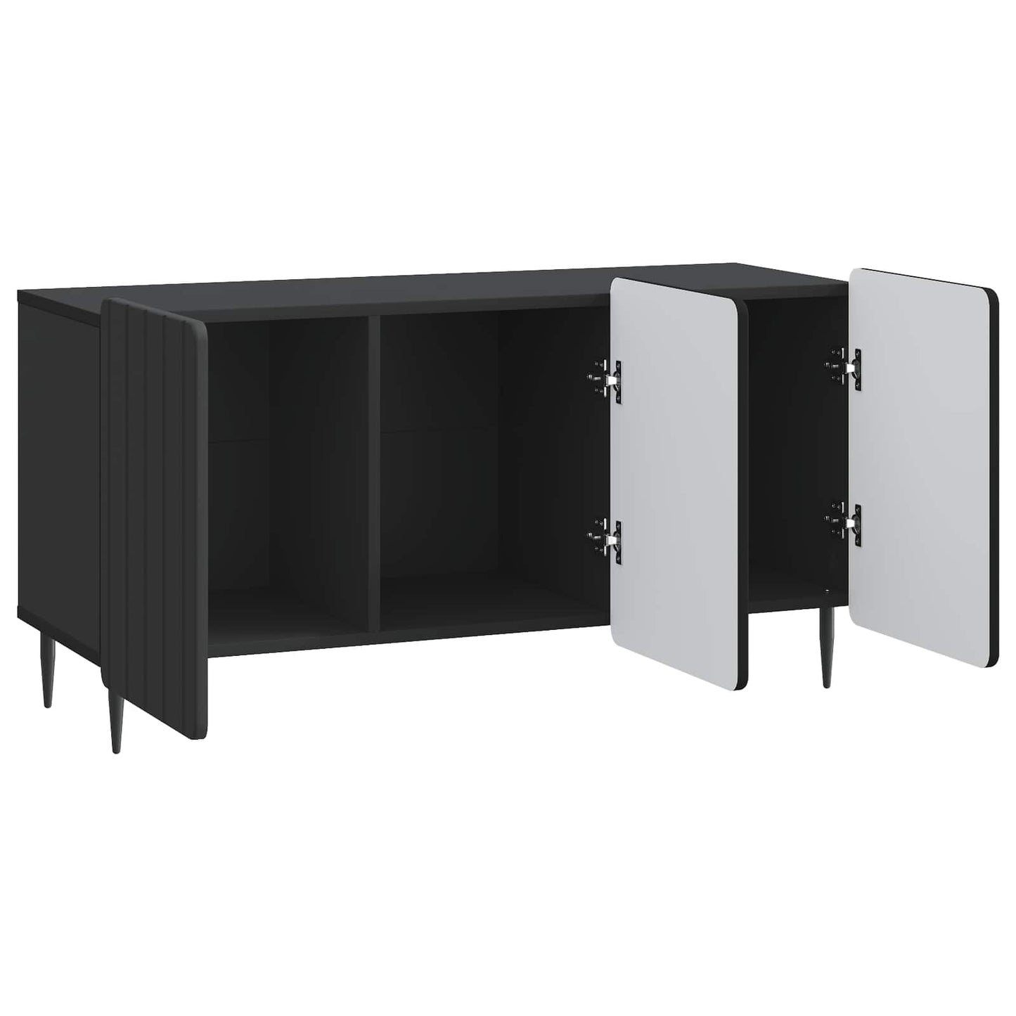 vidaXL Ντουλάπι TV Μαύρο 99 x 34,5 x 52 cm Επεξεργασμένο Ξύλο