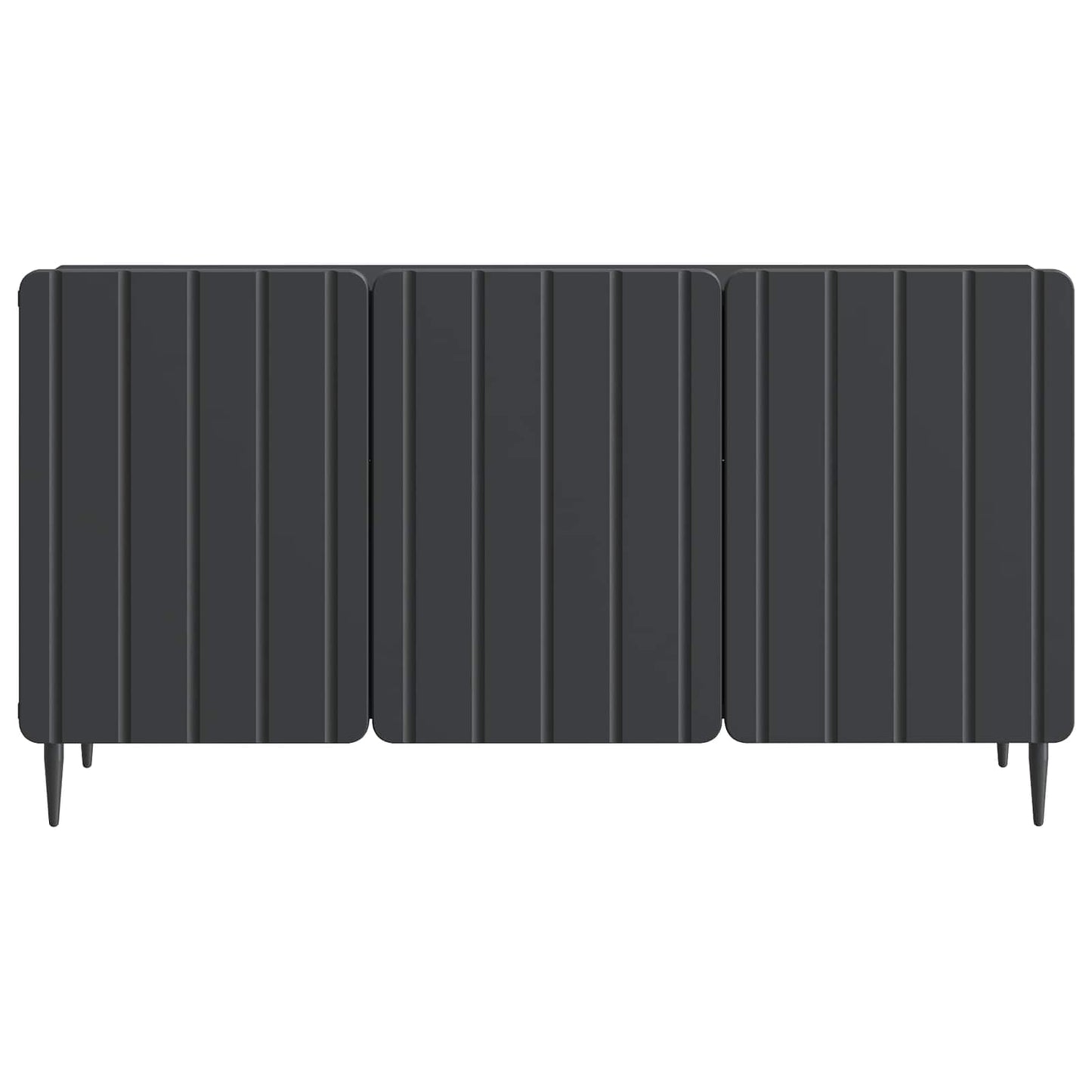 vidaXL Ντουλάπι TV Μαύρο 99 x 34,5 x 52 cm Επεξεργασμένο Ξύλο