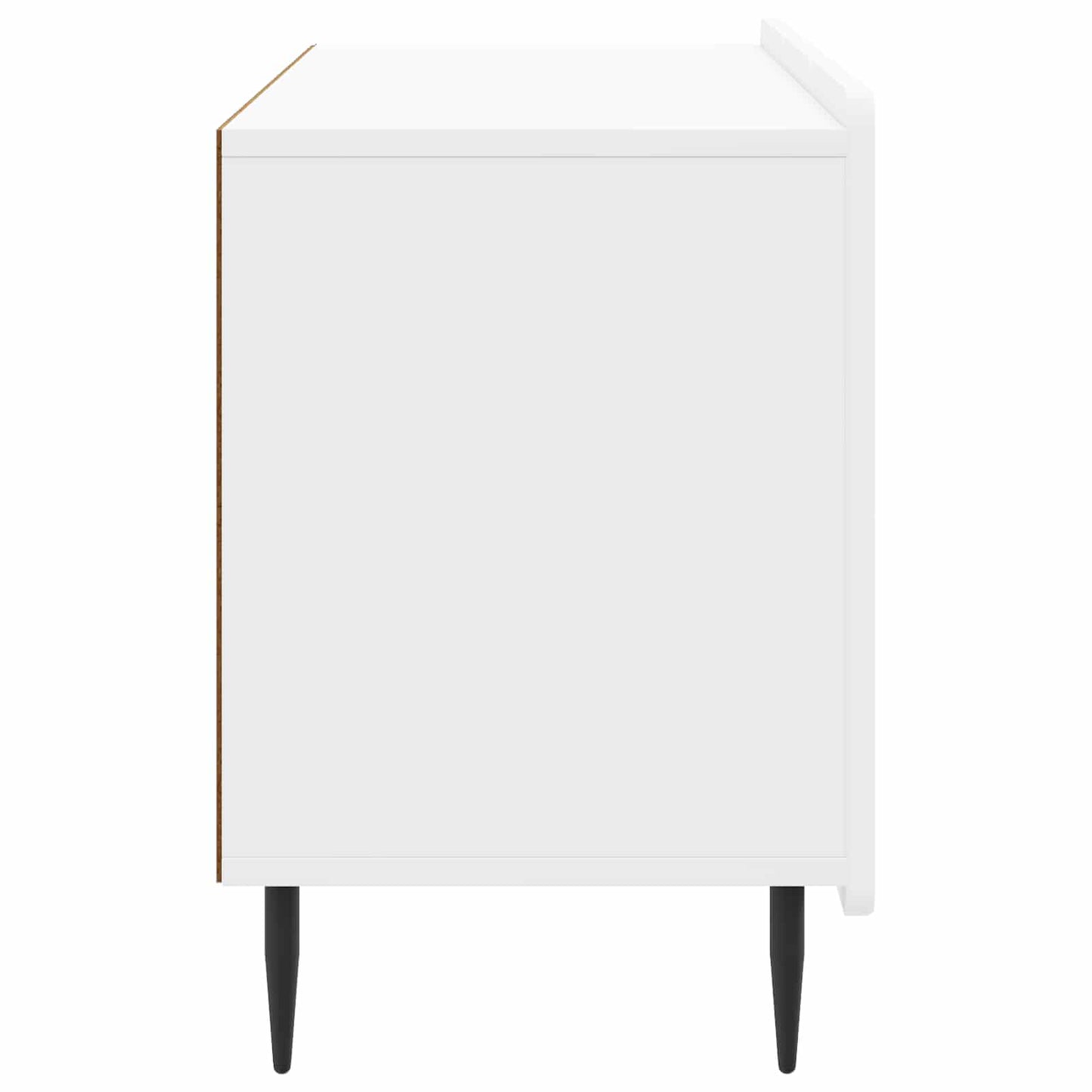 vidaXL Ντουλάπι TV Γυαλιστερό Λευκό 99 x 34,5 x 52 cm