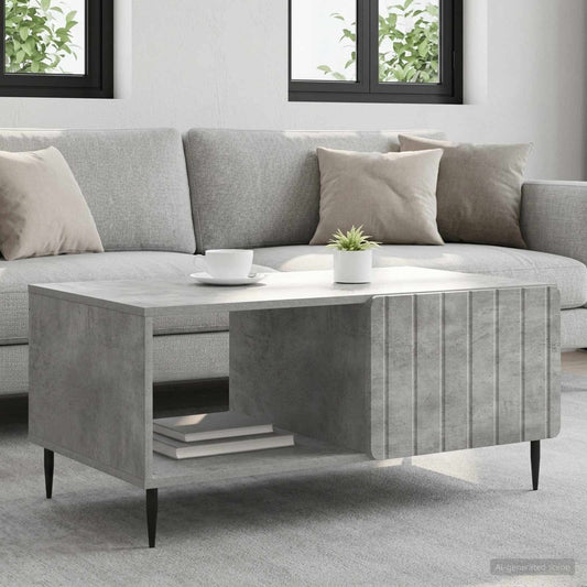 vidaXL Τραπεζάκι σαλονιού Γκρι Σκυροδέματος 90 x 50 x 40 cm