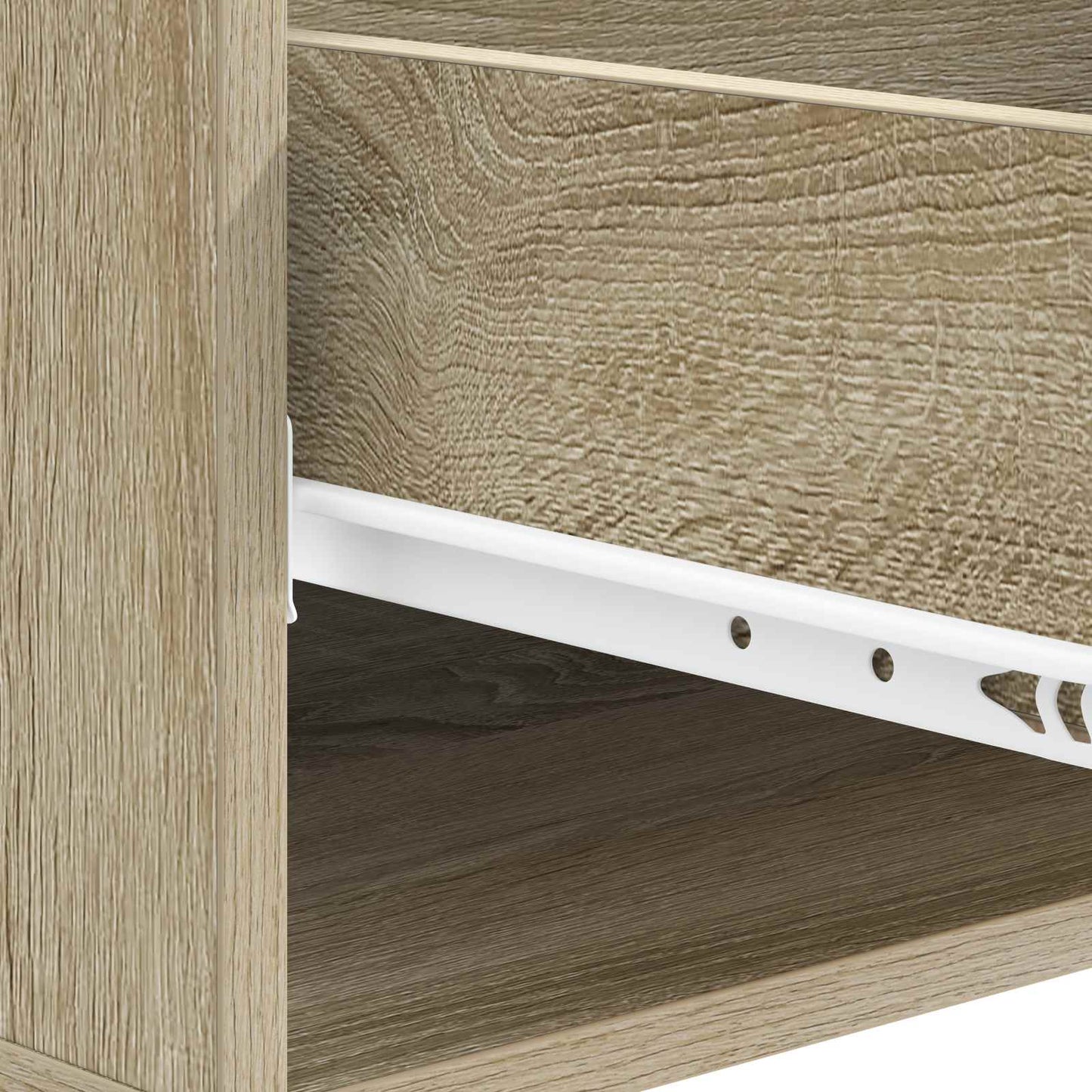 vidaXL Τραπεζάκι σαλονιού με συρτάρι Sonoma Δρυς 49 x 50 x 42 εκ.