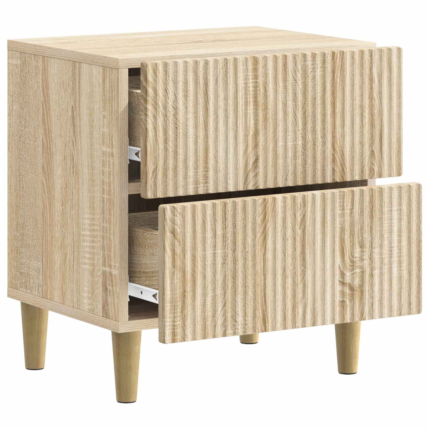 vidaXL Κομοδίνο 2 τμχ. Sonoma Δρυς 43 x 34,5 x 48 εκ