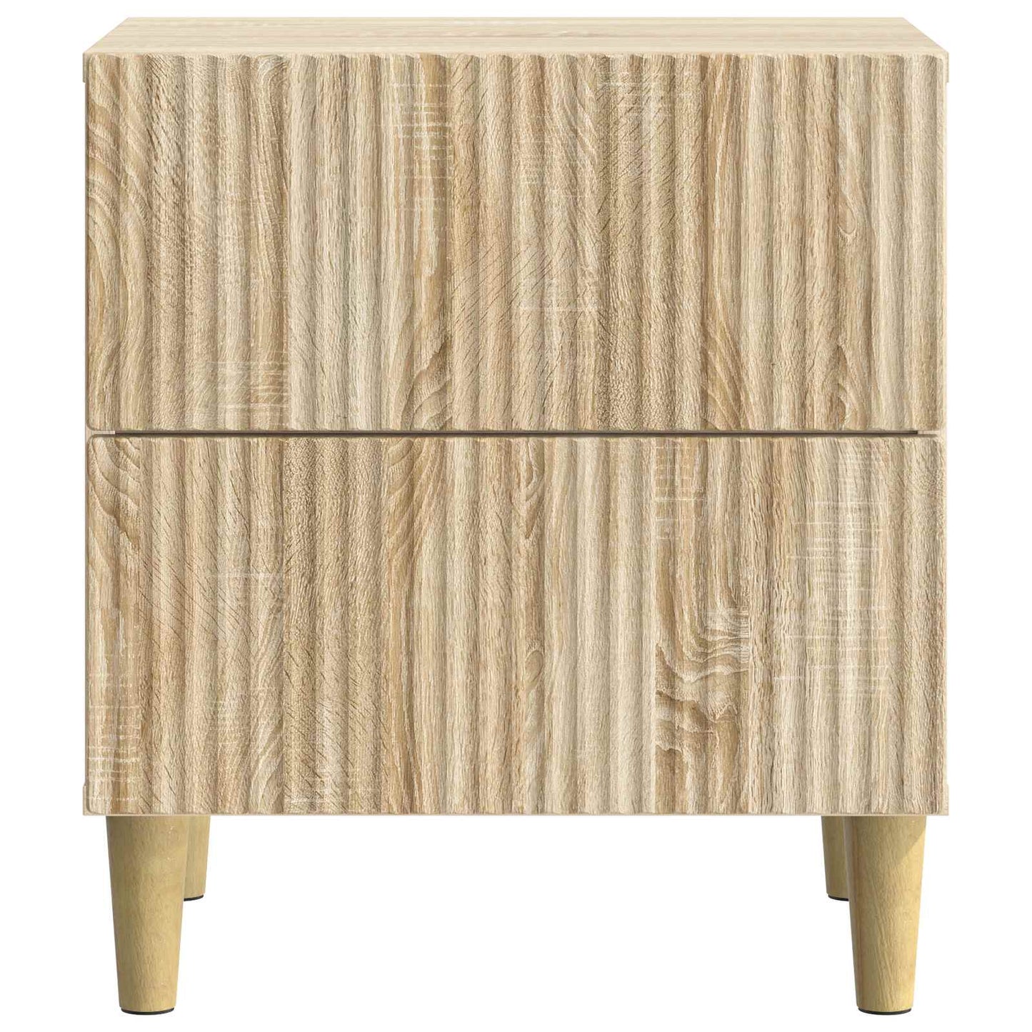 vidaXL Κομοδίνο 2 τμχ. Sonoma Δρυς 43 x 34,5 x 48 εκ