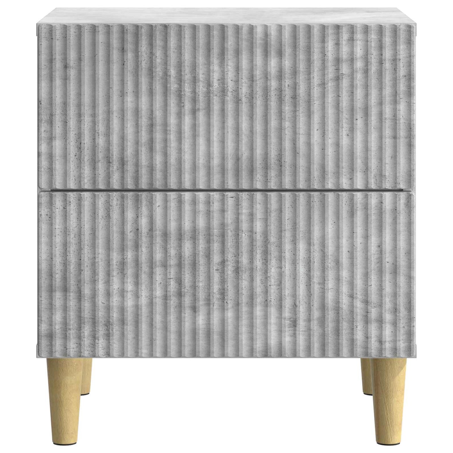 vidaXL Κομοδίνο Γκρι Σκυροδέματος 43 x 34,5 x 48 εκ Επεξεργασμένο Ξύλο