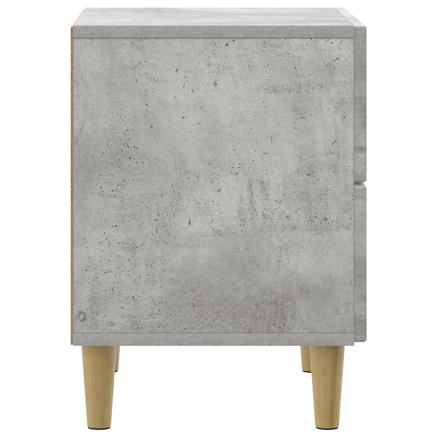 vidaXL Κομοδίνο Γκρι Σκυροδέματος 43 x 34,5 x 48 εκ Επεξεργασμένο Ξύλο