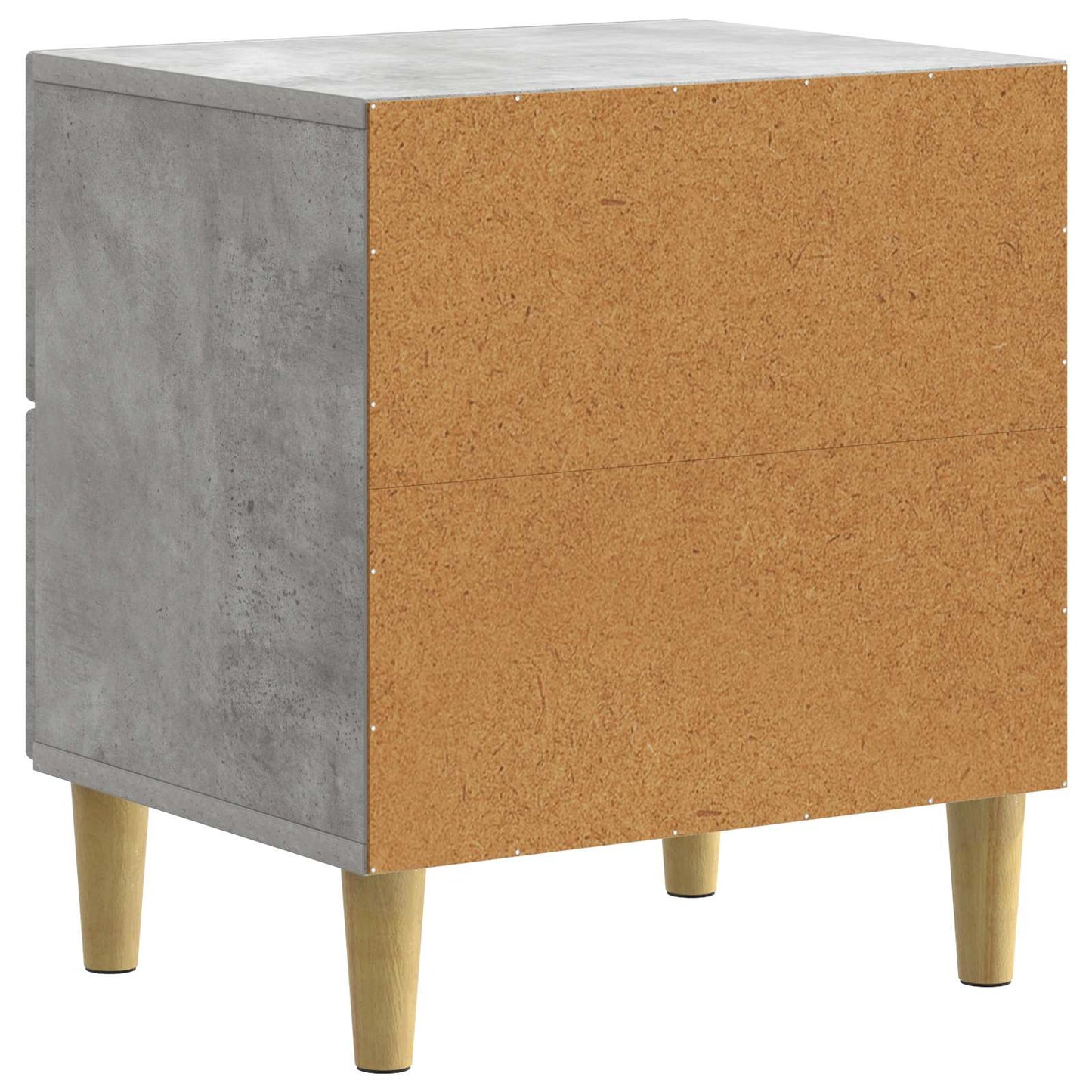 vidaXL Κομοδίνο 2 τμχ. Γκρι Σκυροδέματος 43 x 34,5 x 48 εκ