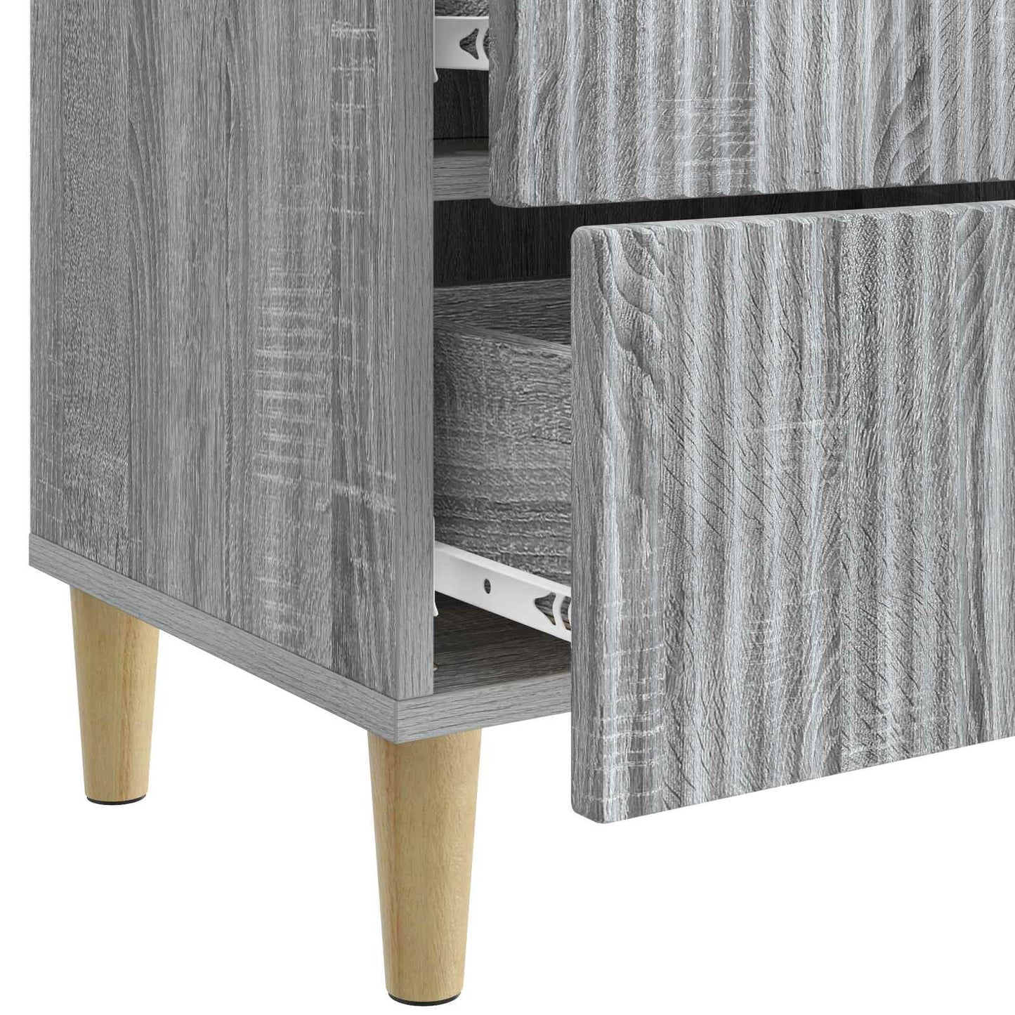 vidaXL Κομοδίνο Γκρι Sonoma 43 x 34,5 x 48 εκ Επεξεργασμένο Ξύλο