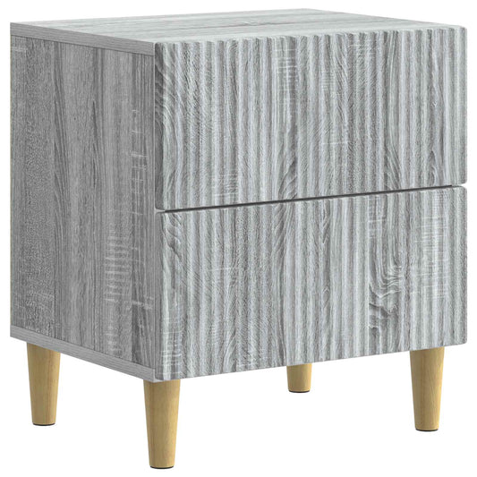 vidaXL Κομοδίνο Γκρι Sonoma 43 x 34,5 x 48 εκ Επεξεργασμένο Ξύλο