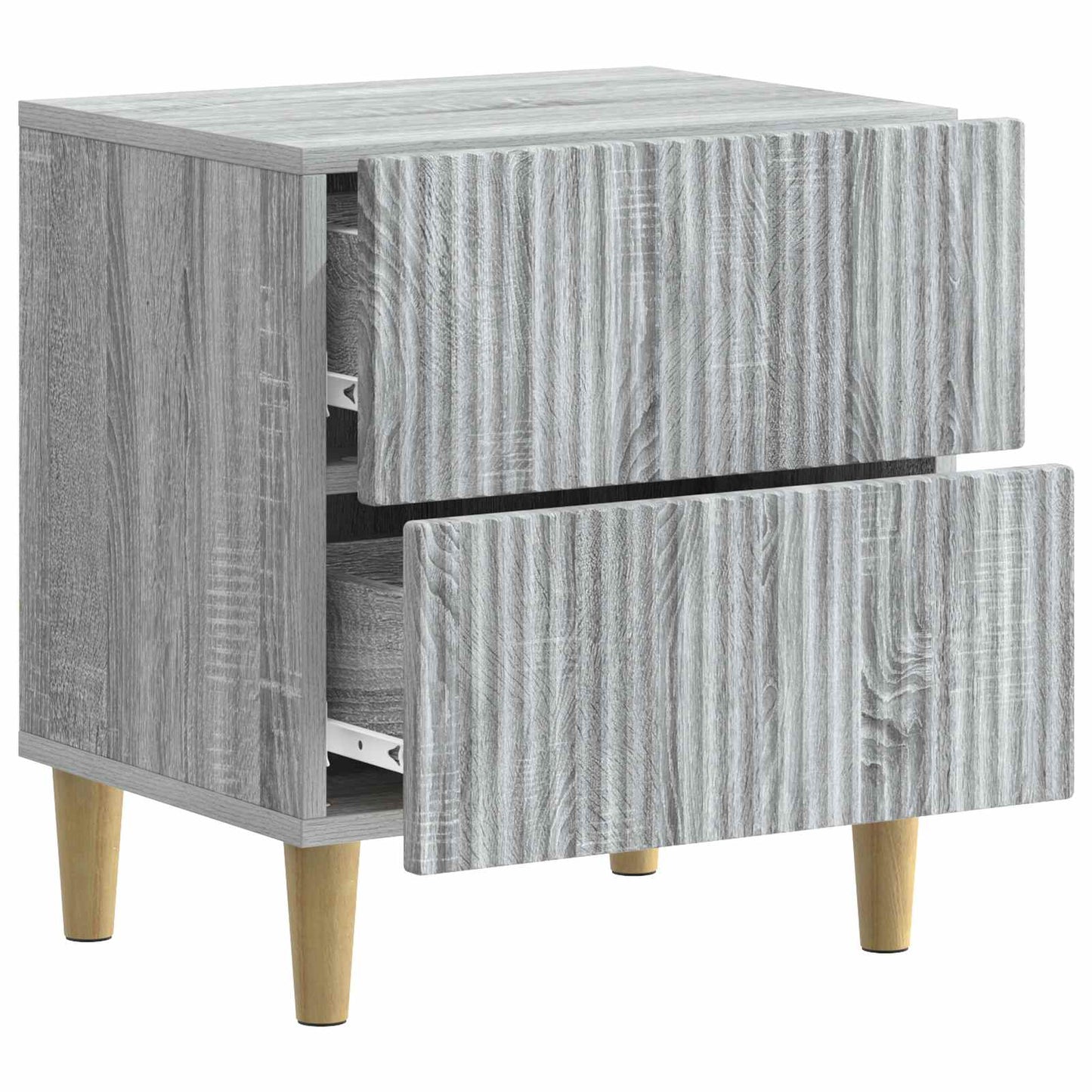 vidaXL Κομοδίνο Γκρι Sonoma 43 x 34,5 x 48 εκ Επεξεργασμένο Ξύλο