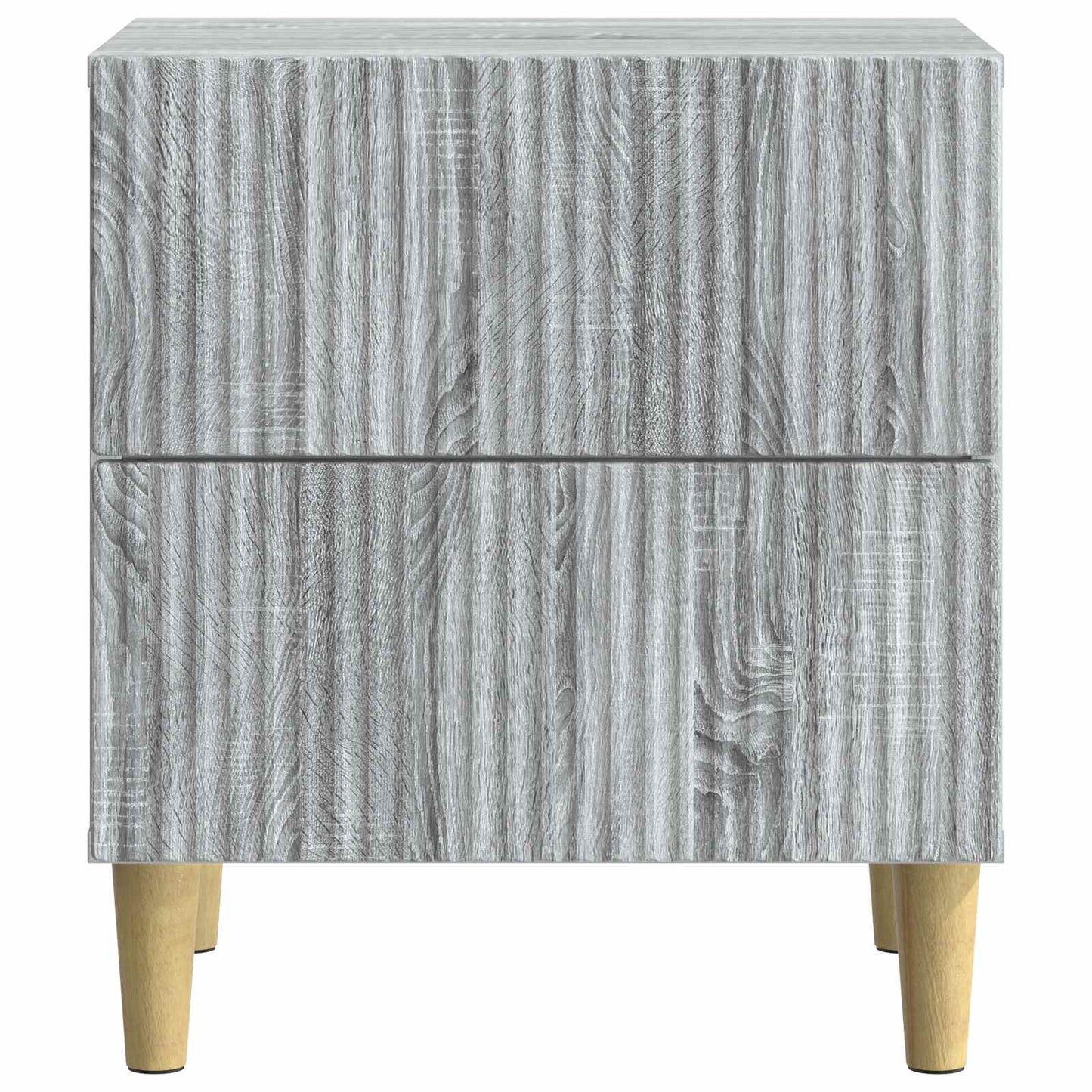 vidaXL Κομοδίνο Γκρι Sonoma 43 x 34,5 x 48 εκ Επεξεργασμένο Ξύλο